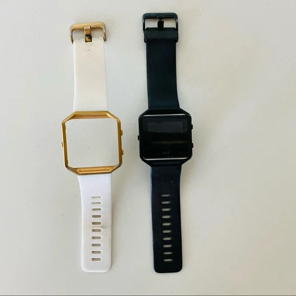 FITBIT Blaze Black White Smart Watch Face Band - Picture 3 of 6